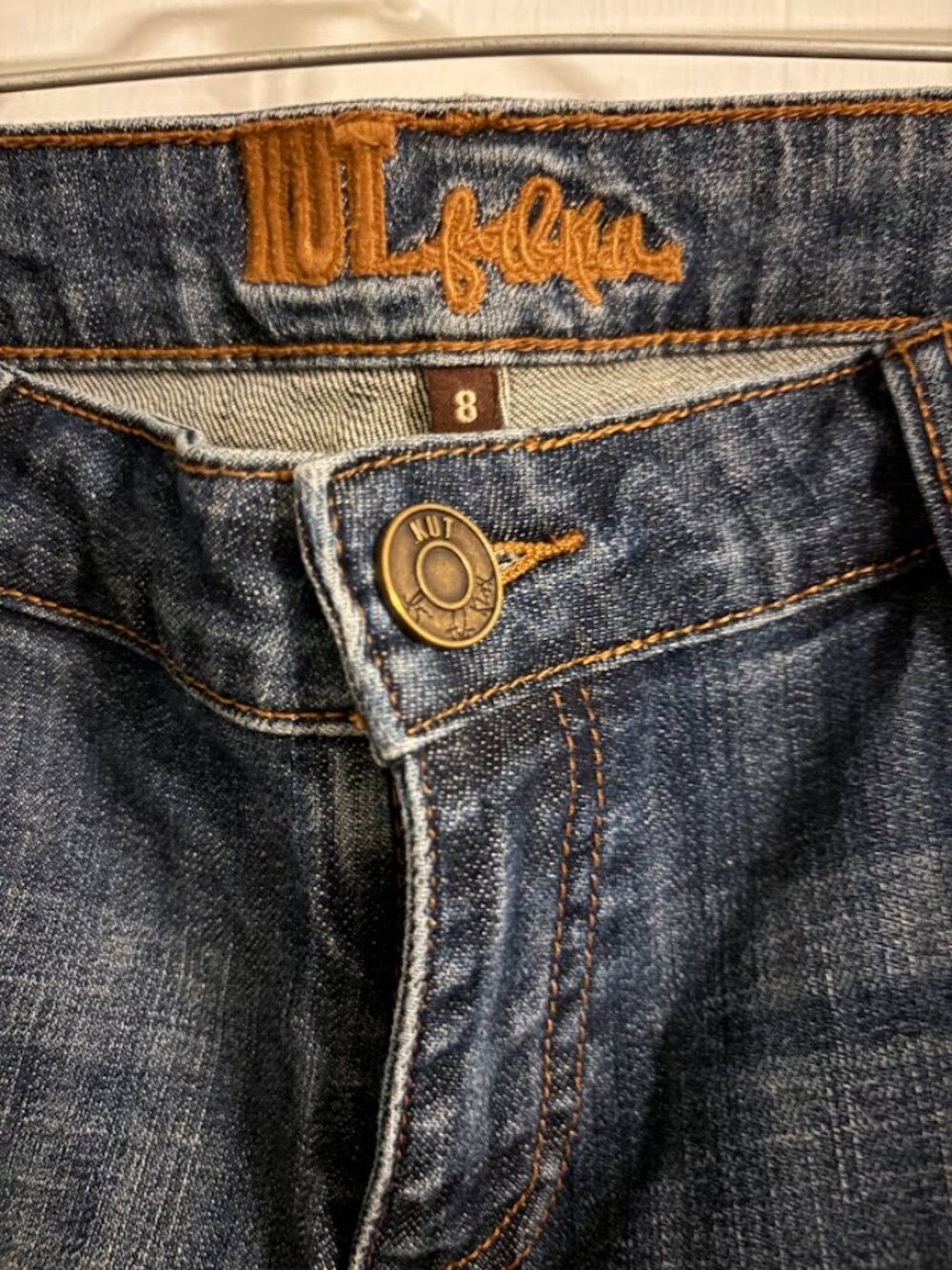 Kut From the Kloth Women’s Rolled Cuff Boyfriend Jeans Size 8 / KP688MA1R - Picture 2 of 5